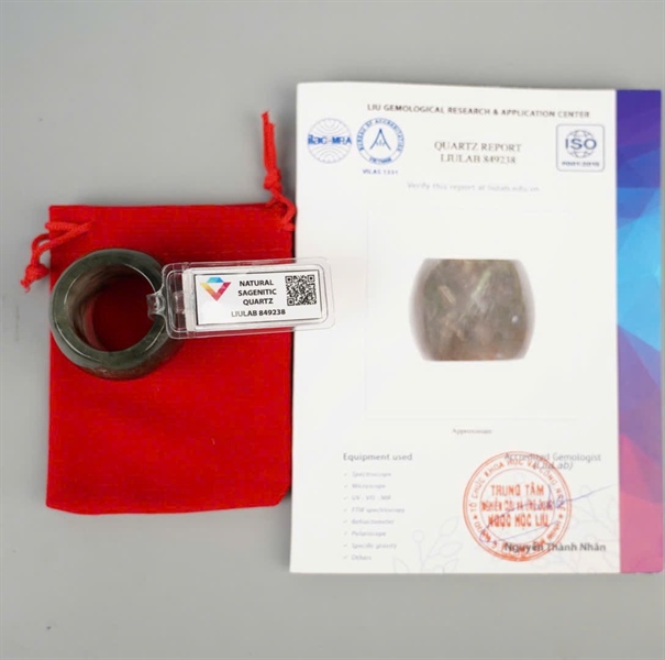 Nhẫn Càng Long tóc xanh 849238 KG+