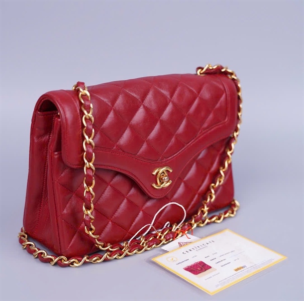Túi Chanel màu đỏ (1917897) sz21 (LTB) KG+