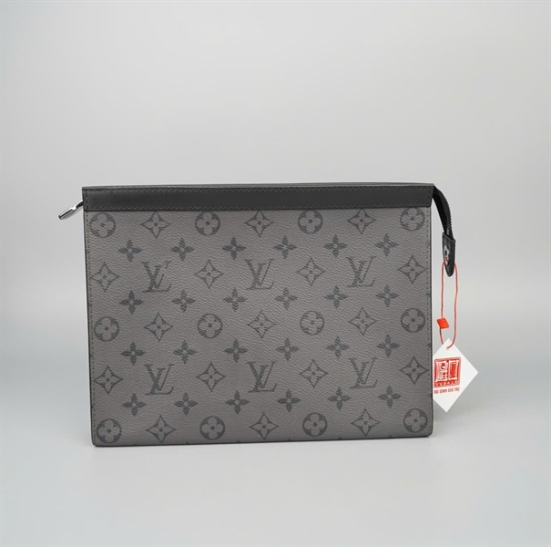 Túi LV clutch hoa đen (FN3270) sz27KG+