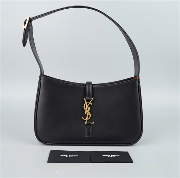 Túi YSL Hobo kẹp nách màu đen sz24 (BQ) KG+