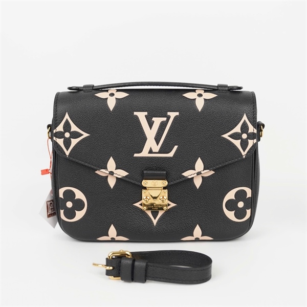 Túi LV Metis Nền đen hoa trắng 3 strap sz25 (HC) +