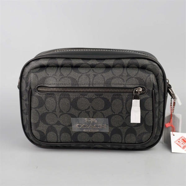 Túi Coach đeo chéo đen sz24 +