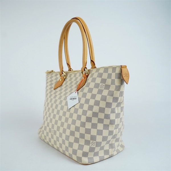 Túi LV Tote ô vuông xám kèm tag xanh sz31 (BMC) KG+
