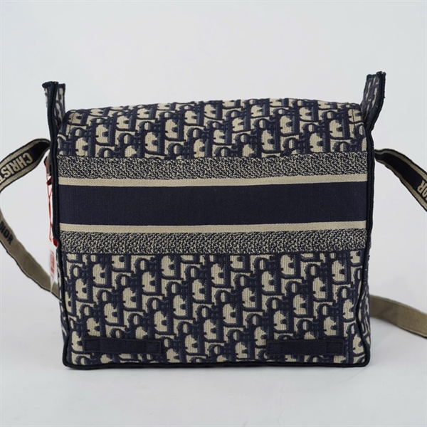 Túi Dior đeo chéo xám xanh sz28 KG+