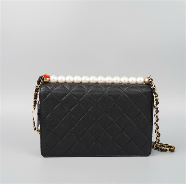 Túi Chanel màu đen 27857426 sz21 KG+