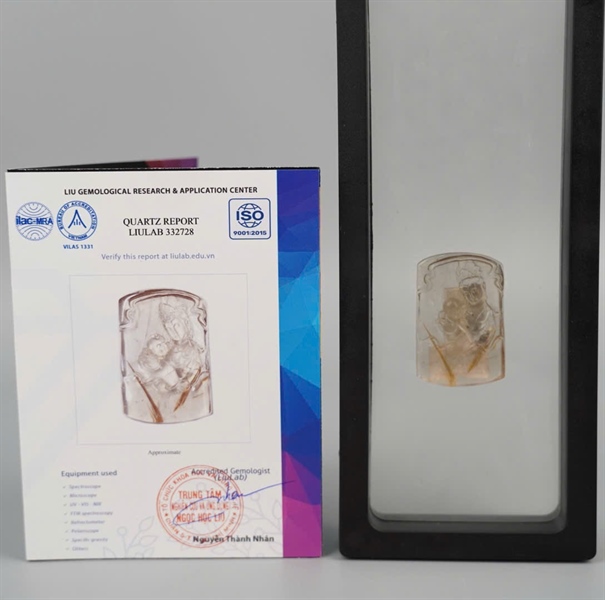 Mặt phật quan âm tóc vàng (332728) KG+