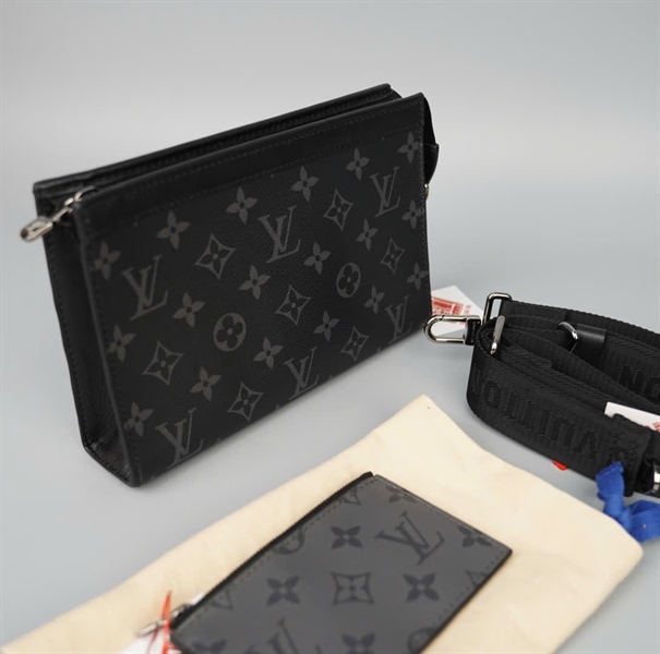 Túi Clutch hoa đen kèm ví sz22 (LTB) KG+