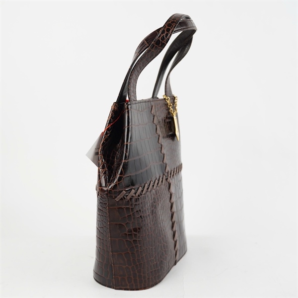 Túi YSL Handle nâu da trăn sz23 (HN) KG+