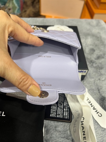 Túi Chanel mini tím +