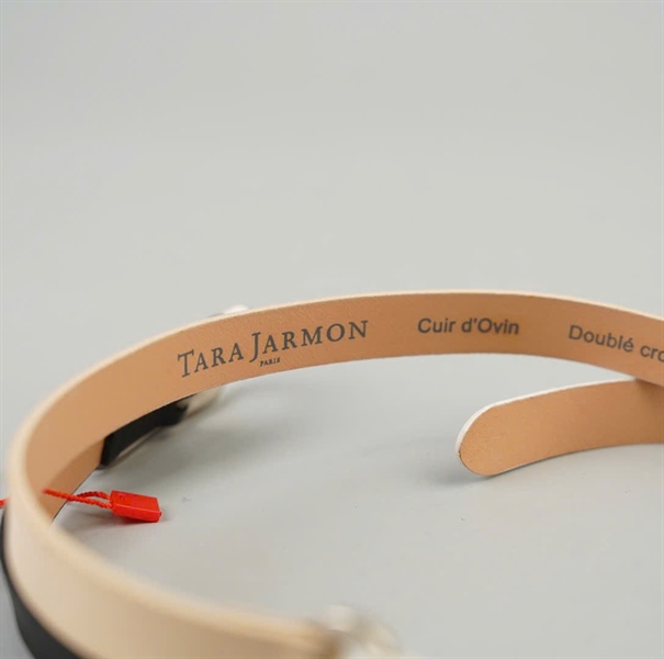 Thắt lưng Tara Jarmon đen+ nude+ trắng bản 1.5cm dài 93cm +