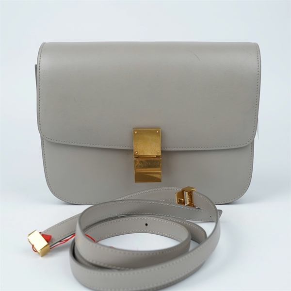 Túi Celine Classic Box xám sz23 (BMC) KG+