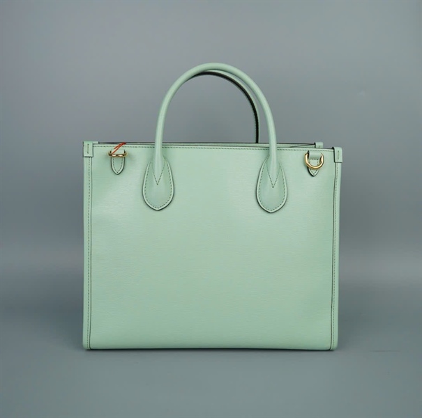 Túi GG tote xanh bơ in hình (659933525040) sz31 KG+