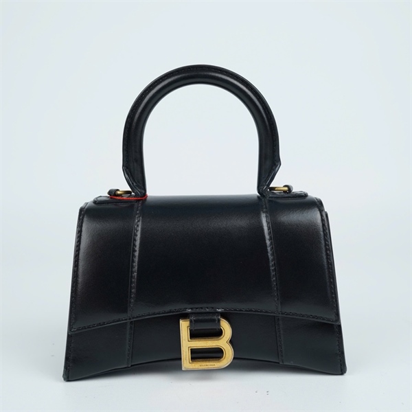 Túi Balenciaga Hourglass đen sz19 (MV) KG+