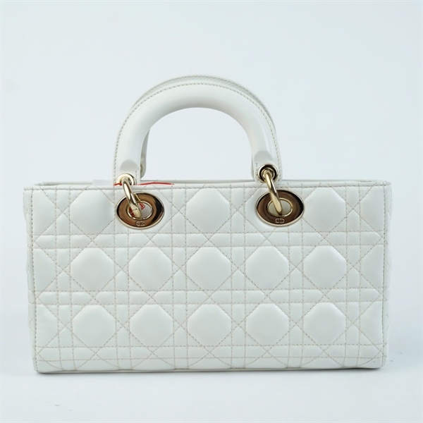 Túi Dior Joy trắng 2 strap (15-MA-0292) sz25 (BQ) KG+