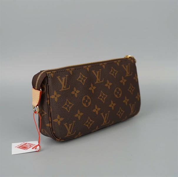 Túi LV Multi Pochette hoa nâu 2strap sz23 (ALT) KG+