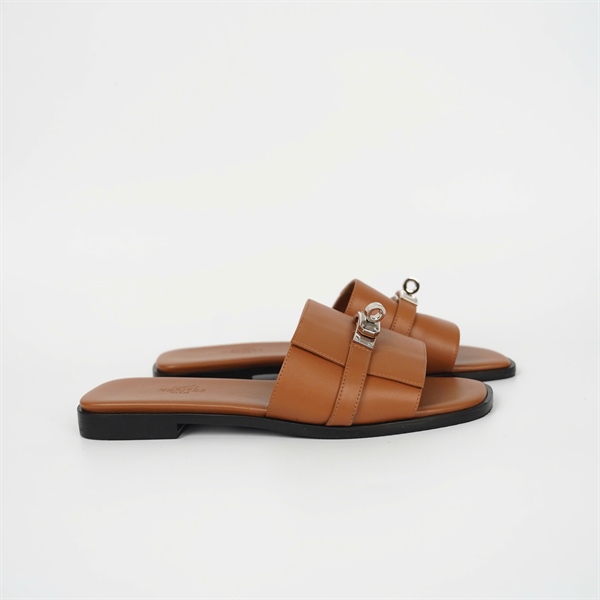 Dép Hermes màu nâu sz38 (HC) +