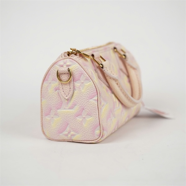 Túi LV speedy nano hồng (PN) KG+