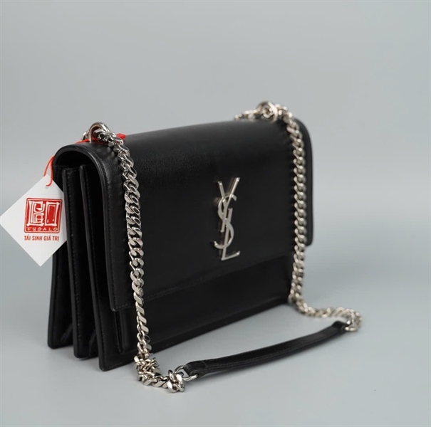 Túi YSL đen sz22 (HC)+
