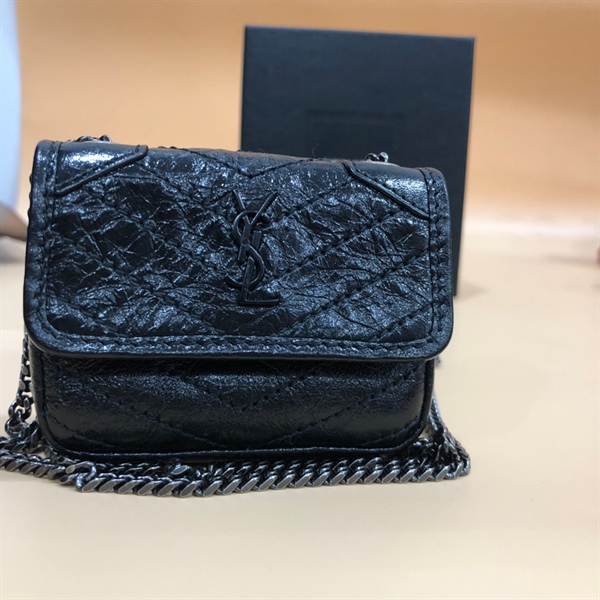 Túi YSL Đen 8cm+