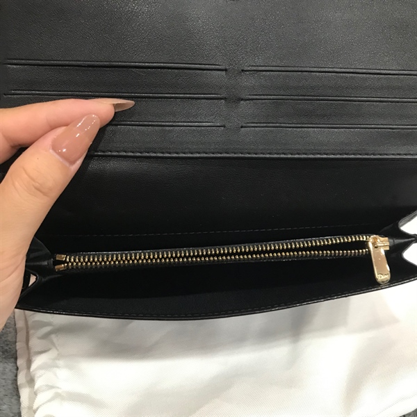 Ví gập 2 Dior hồng +