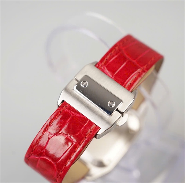 Đồng hồ CARTIER Santos 100 sz36x44 đỏ (495526VX) (HC) KG+
