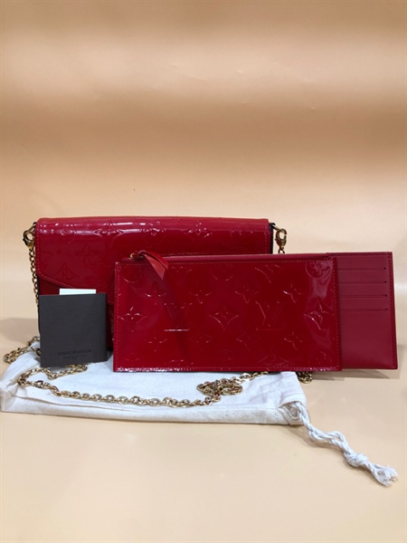 Túi LV Đỏ Kèm 2 Ví +