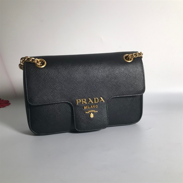 Túi Prada đen KG+