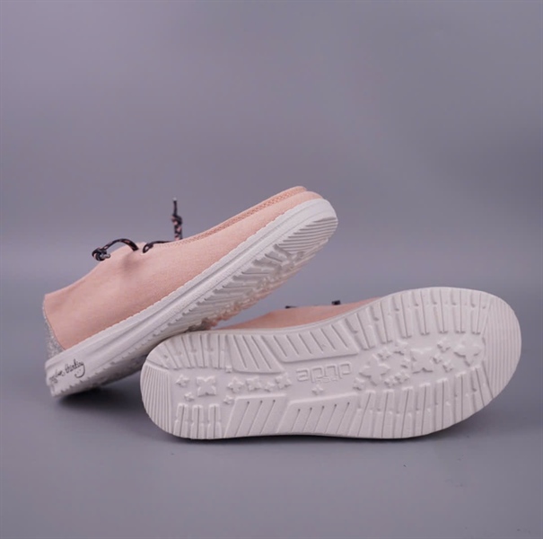 Giày Dude hồng cam sz38 KG+