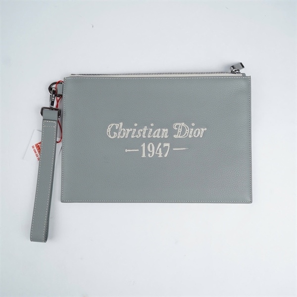 Túi Dior Clutch xám (29-BO0242) sz26 (TH) KG+
