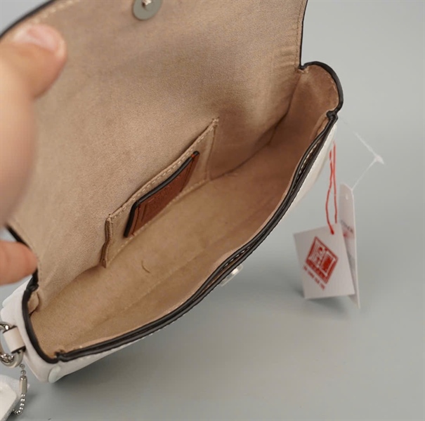 Túi Coach chữ trắng sz20 +