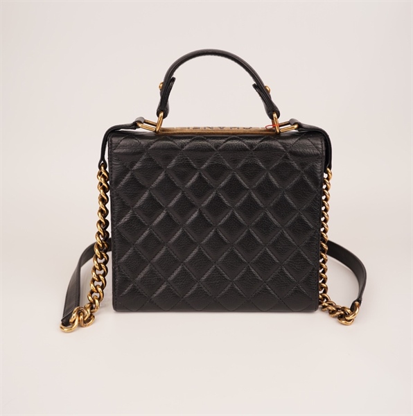 Túi Chanel dáng đứng đen (17248238) KG+
