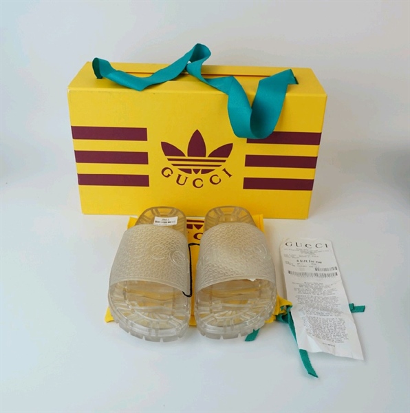 Dép lê GG-Adidas màu trong KG+