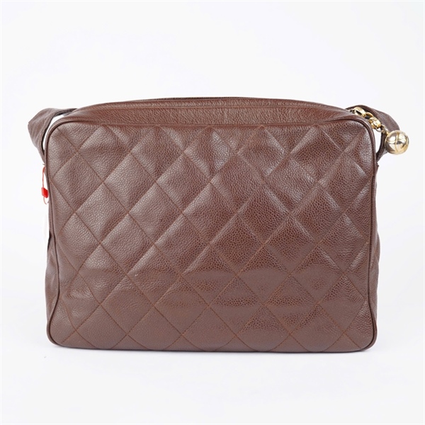 Túi Chanel đeo chéo nâu sz30 +