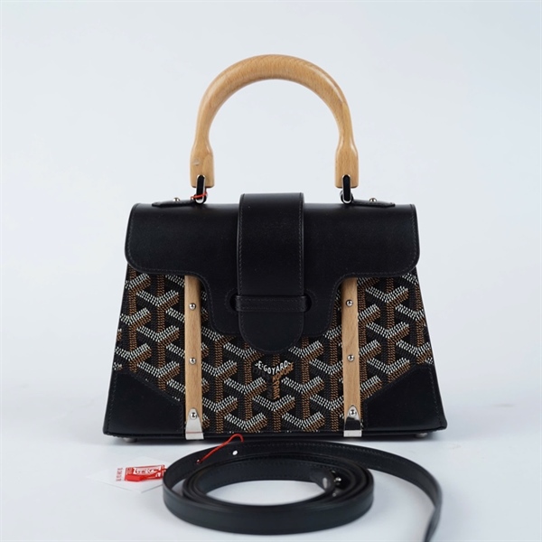 Túi Goyard Saigon Handle đen sz21 KG+