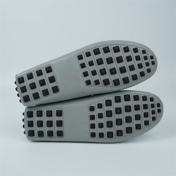 Giày Hermes xám sz41 (A-T) KG+