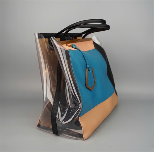 Túi Fendi Tote xanh kèm ví sz38 KG+
