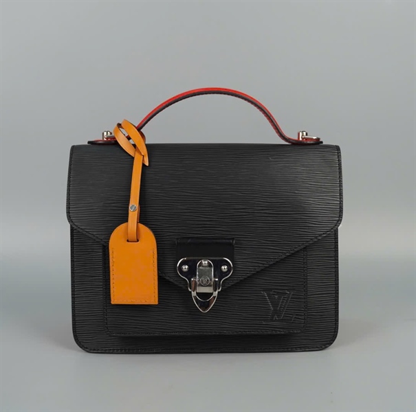 Túi LV Neo Monceau đen strap xanh dương sz24 (HC)+