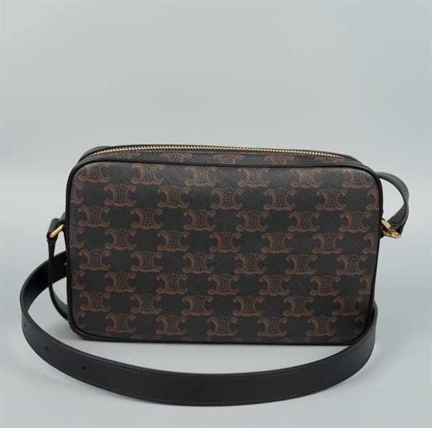 Túi Celine nâu in chữ sz23 (ALT) KG+