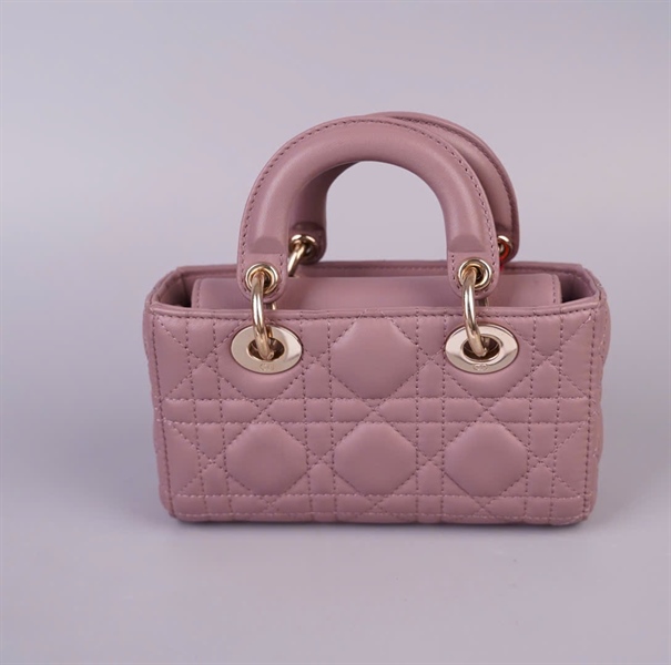 Túi Dior Lady Joy tím (10-MA-1202) sz16 (BMC) KG+