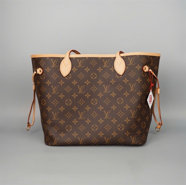 Túi LV Neverfull hoa nâu kèm ví sz32 KG+