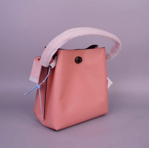 Túi Coach Bucket hồng sz20 (ALT) KG+