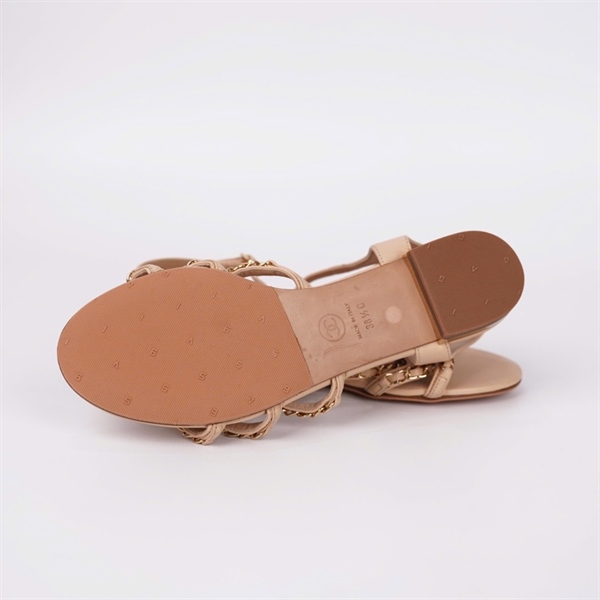 Giày Chanel màu nude đế 2 phân sz38.5 (HC) +