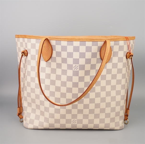 Túi LV Neverfull ô vuông xám sz30 (AR) (BMC)+