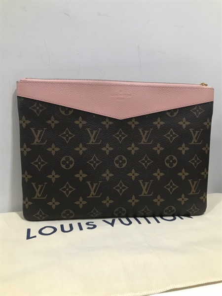 Túi LV viền hồng +