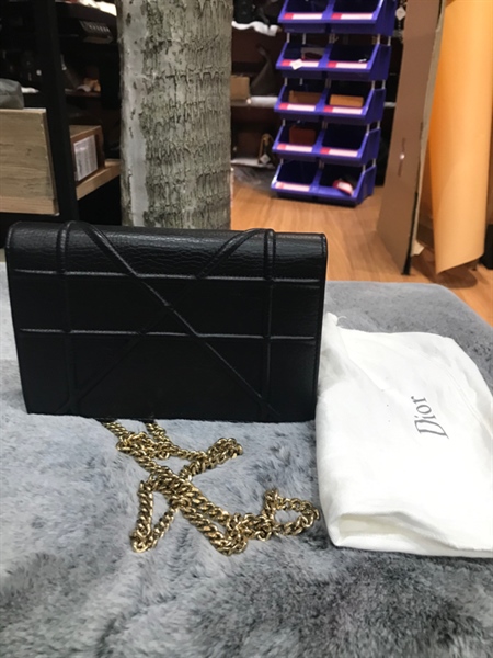 Túi Dior WOC đen +