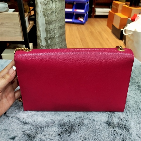 Túi chữ nhật YSL hồng +