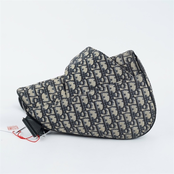 Túi Dior Saddle xám (02-BO-0149) sz19 (miệng túi sz26) (TH) KG+