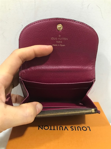 Ví Card holder LV Lòng Đỏ Mận+