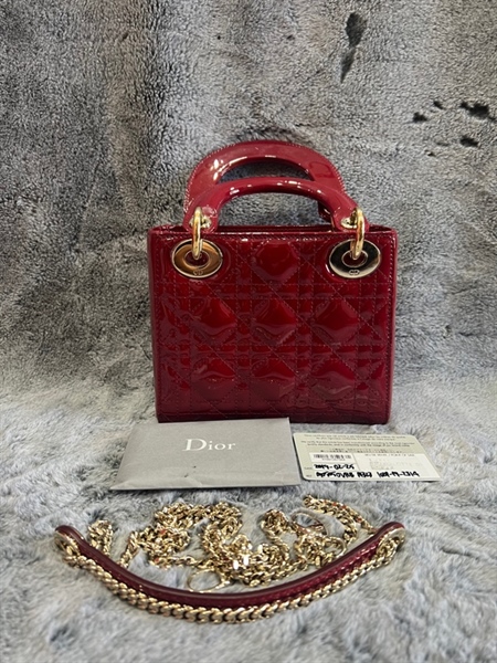 Túi dior mini đỏ +