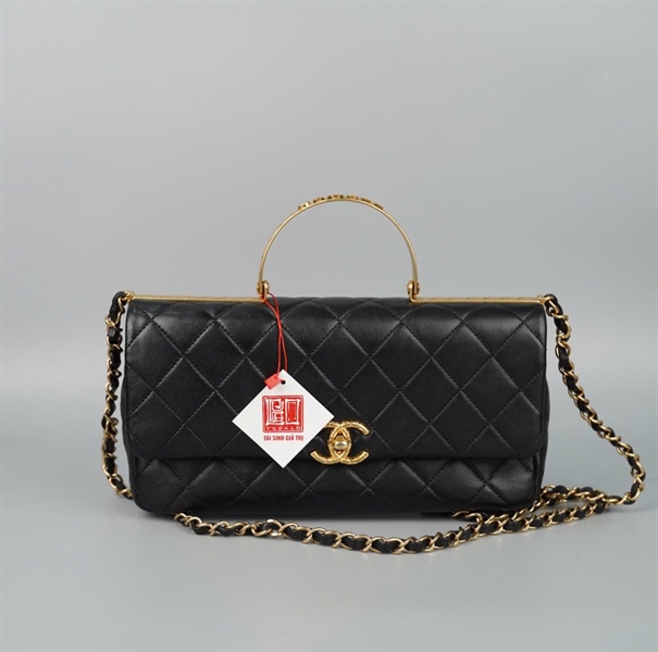 Túi Chanel Handle đen (P715GCH3) sz27 (HC)+